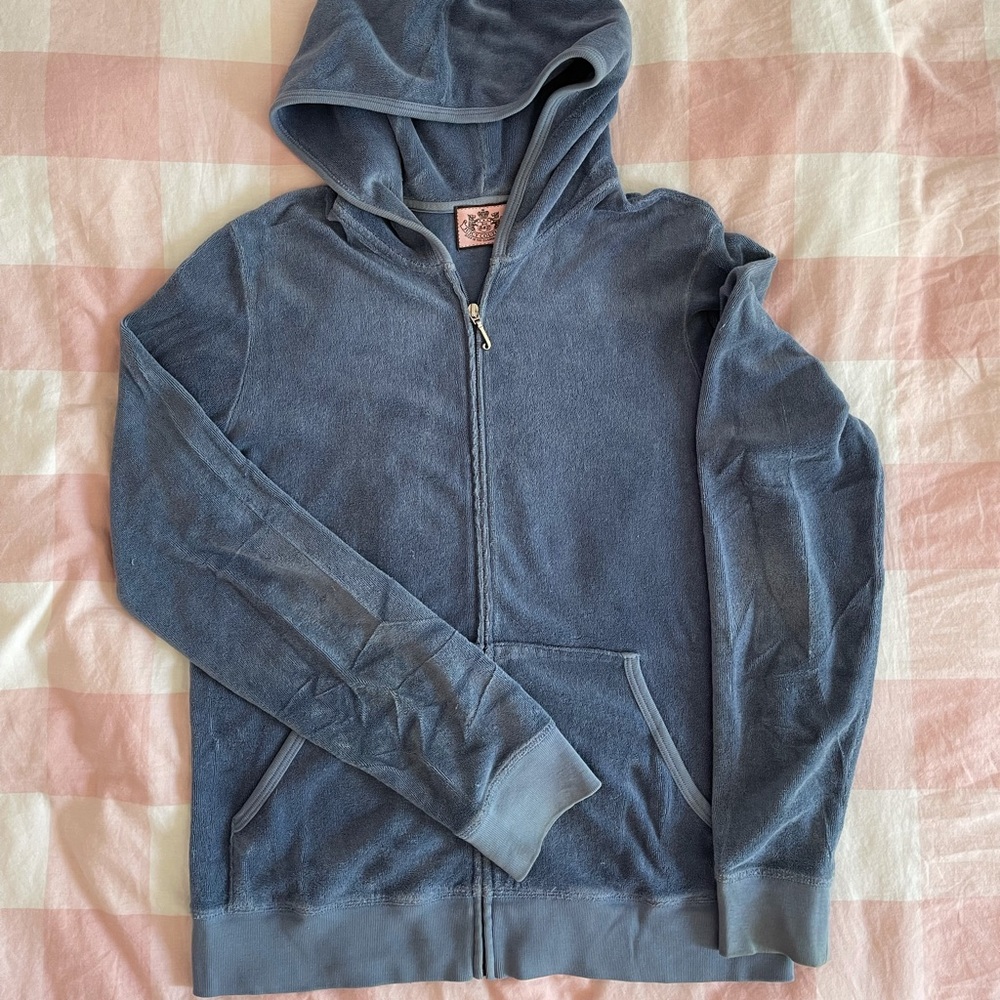 Juicy couture track zip up hoodie